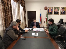 В Грозном состоялась важная встреча по вопросу открытия нового производства.